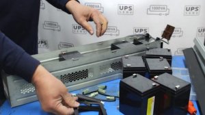 Замена аккумуляторов в блоке APC  RBC44