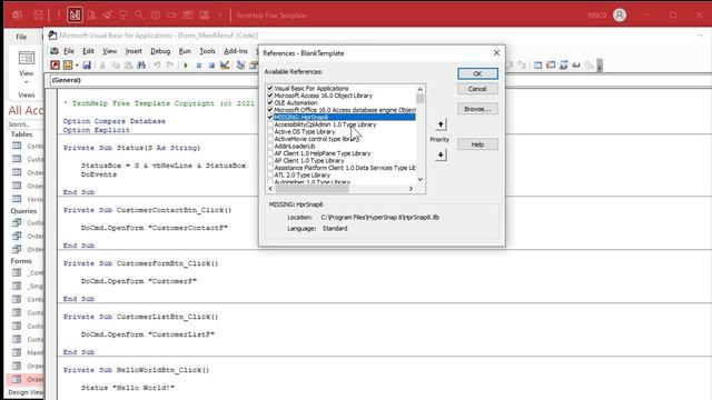 How to Remove Missing or Broken References in your Microsoft Access Database смотреть онлайн