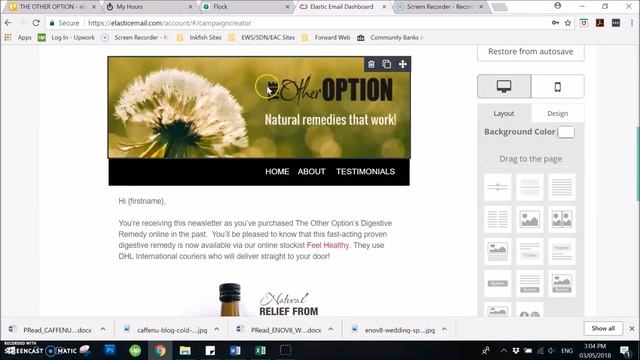 How to create and send newsletter using Elastic email смотреть онлайн