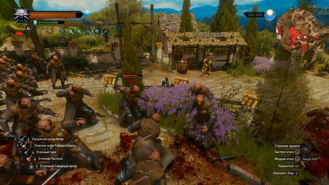 Геральт,Цири,Йеннифер,Трисс жосткая резня з бандитами Корво Бьянко смотреть онлайн