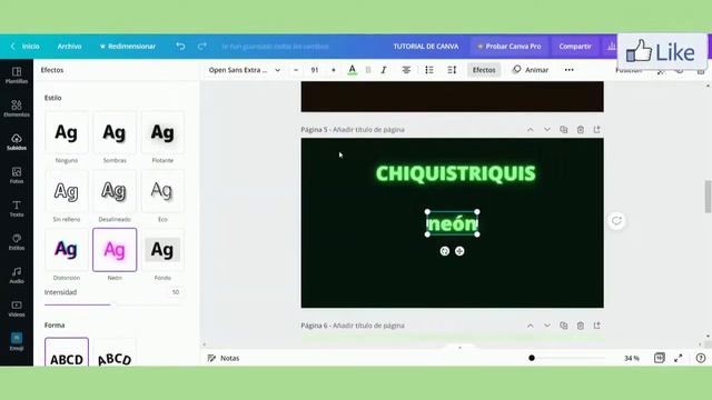 ? Cómo hacer TEXTO NEÓN | CANVA Paso a Paso ✅ смотреть онлайн