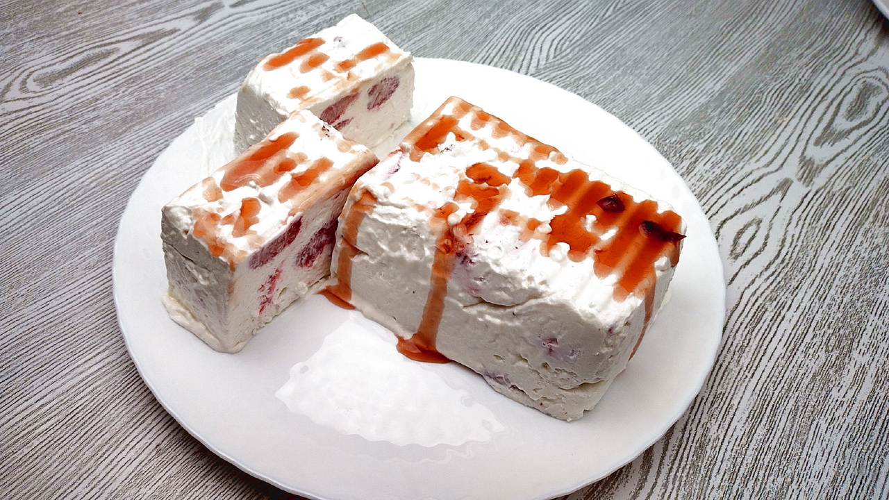 САМОЕ ВКУСНОЕ МОРОЖЕНОЕ🍨 Домашнее мороженое Семифредо.Итальянский рецепт мороженого смотреть онлайн