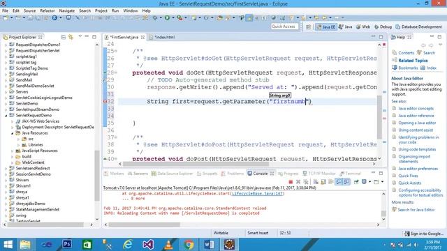 ServletRequest in Java # Http Request In Java # HttpServletRequest and HttpServletResponse Practica смотреть онлайн