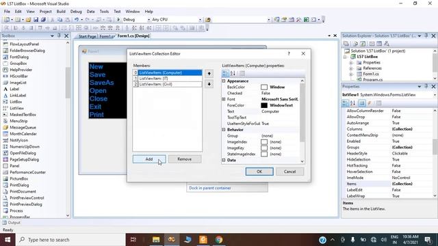 ListView properties and events | Lesson - 58 | C# in Hindi смотреть онлайн