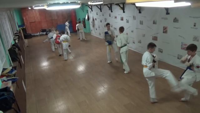 Тренировка 10 декабря 2019 года. Группа №3 Киокусинкай Каратэ Климовск смотреть онлайн