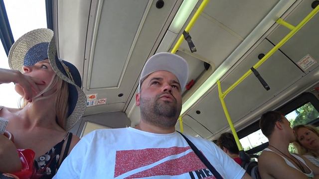 Croatia.BUS 32 From  Rijeka To  Opatija/Хорватия. Автобус из Риеки в  Опатию