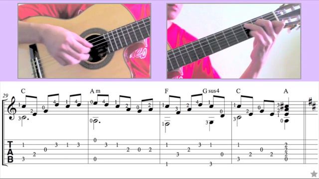 Arirang / Korean (Guitar) [Notation + TAB] смотреть онлайн