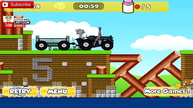 ᴴᴰ ღ Tom and Jerry Cartoon Games ღ TOM AND JERRY TRACTOR 2 ღ Tom and Jerry Games ღ LITTLE KIDS смотреть онлайн