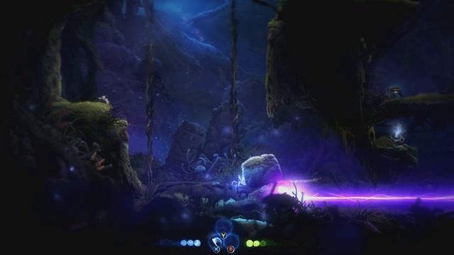 Ori and the Will of the Wisps - Inkwater Marsh: Purple Lasers, Rock Platforms Puzzle Gameplay (2020 смотреть онлайн