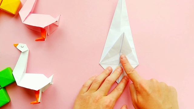 ОРИГАМИ ГУСЬ ИЗ БУМАГИ | ОРИГАМИ ПТИЧКА | ORIGAMI PAPER GOOSE смотреть онлайн