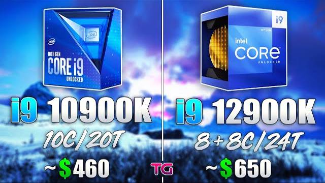 I9 10900K Vs I9 12900K - Test In 10 Games