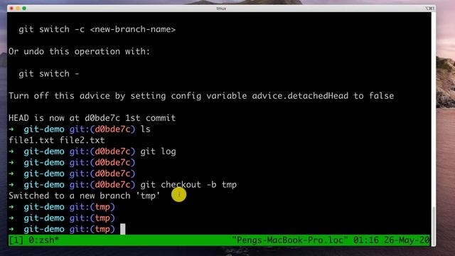 Git基本原理介绍(10)——checkout commit смотреть онлайн