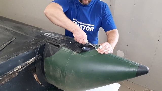 Ремонт лодки ПВХ: замена транца. Транцевая плита 24мм. Часть 1 разбираем лодку.