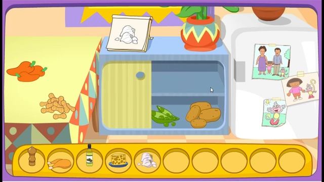 Let's Play Dora The Explorer Dora's Cooking In La Cocina смотреть онлайн