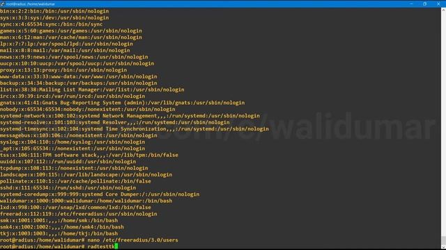 SSH Authentification menggunakan FreeRadius 3.0 di Ubuntu 20.04 Server смотреть онлайн