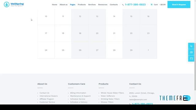 WellSpring Aqua Filters amp Drinking Water Delivery WordPress Theme смотреть онлайн