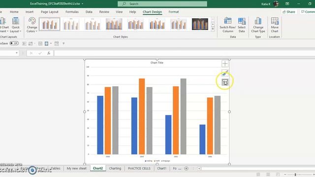 Excel: Charts and Tables and Fit to Columns смотреть онлайн