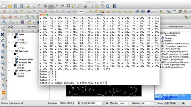 GDAL Tutorial #3: Raster calculation смотреть онлайн