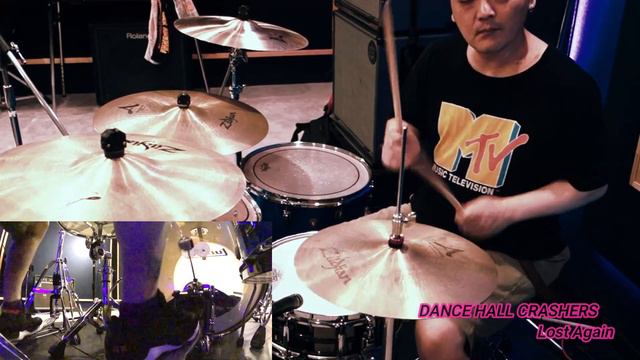 #5 【DANCE HALL CRASHERS/Lost Again】drums cover смотреть онлайн
