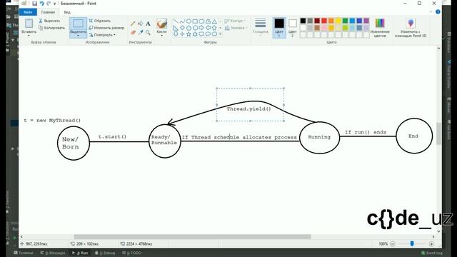 Thread Basic. 08 - Thread yield() смотреть онлайн