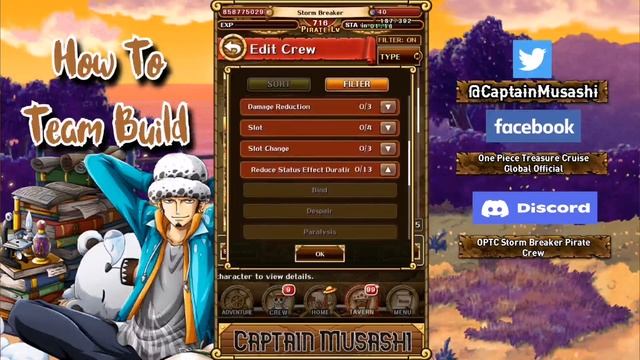 How To Team build Beginner's Guide! ONE PIECE TREASURE CRUISE смотреть онлайн