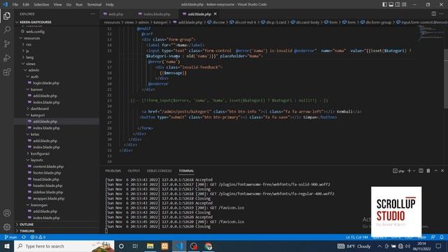 Pemanfaaatan Isset Laravel dalam membuat halaman CRUD | #LaravelDaily смотреть онлайн
