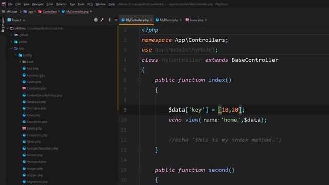 How to create the model, pass the values from controller to model | Codeigniter 4 tutorials in Hind смотреть онлайн
