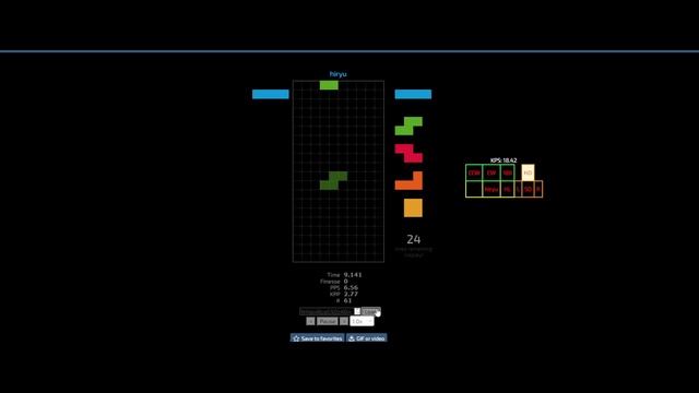 invisible tetris sprint 40L 15.999s (former world record) смотреть онлайн