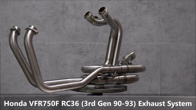 360º view of our Honda VFR750F RC36 (3rd Gen 90-93) exhaust system смотреть онлайн