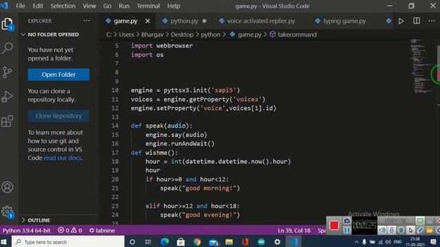 How to make a Voice Assistant Using Python {For Beginners} смотреть онлайн