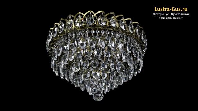 Хрустальная люстра «Грация №1 под бронзу» - Гусь-Хрустальный завод смотреть онлайн