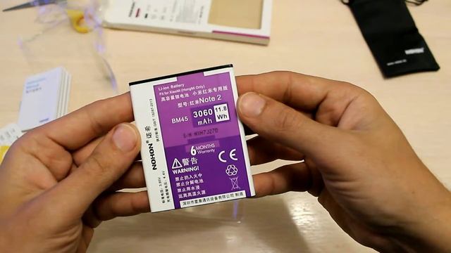 АКБ NOHON BM45 для Xiaomi Redmi Note 2. Батарея для телефона с Алиэкспресс. смотреть онлайн