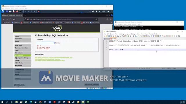 SQL Injection Attack Using DVWA смотреть онлайн