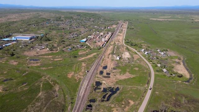 СТАНЦИЯ ВАРФОЛОМЕЕВКА | Летний полёт. Приморский край. 4К Video Flite