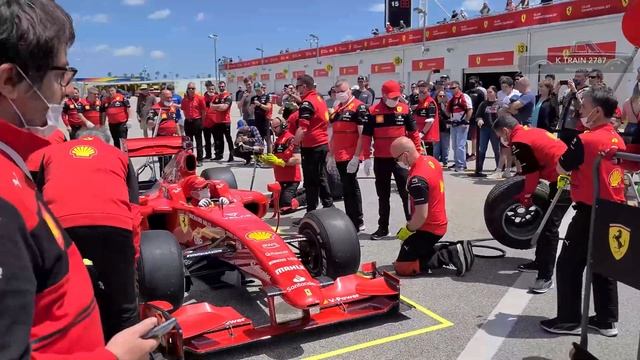 Ferrari F60 Formula One Car on the High Banks of Daytona. 2022 Ferrari Racing Days at Daytona смотреть онлайн