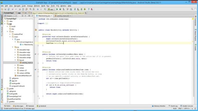 Android Fundamentals: Ultimate Tutorial for App Development : Hello World using Android Studio смотреть онлайн