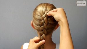 Французская коса ( вывернутая коса )