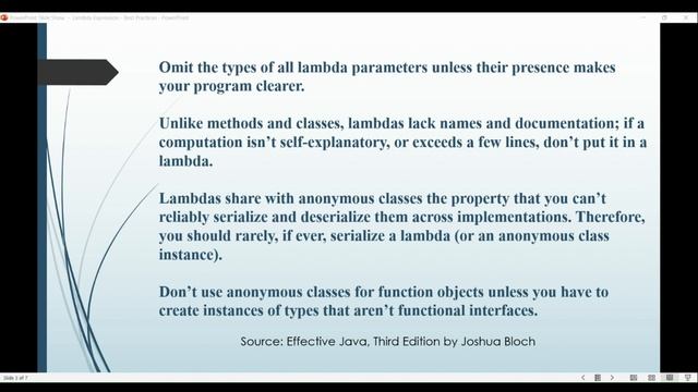 Lambda Expressions - Best Practices - Devsena Mishra смотреть онлайн