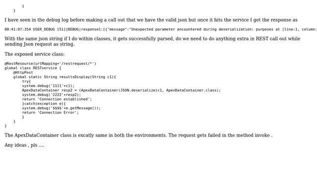 Salesforce: Issue in receivng Json String in REST API смотреть онлайн