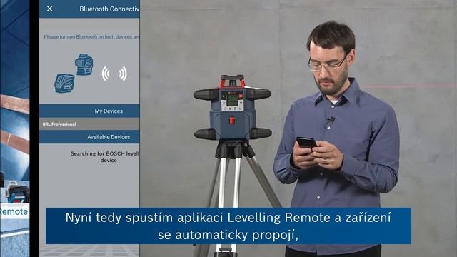 Bosch Professional GRL 600 CHV a aplikace Levelling Remote смотреть онлайн