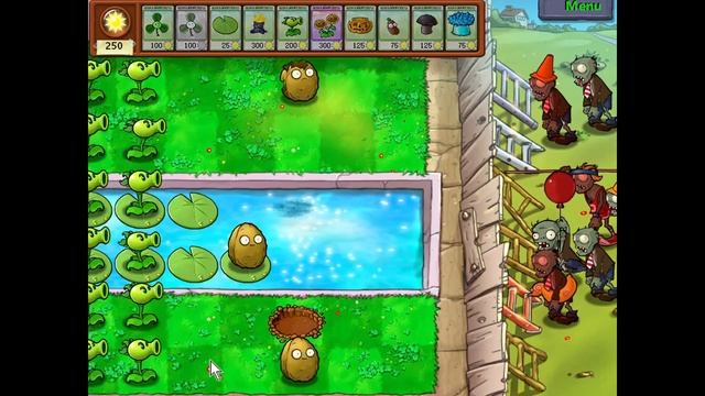 Plants vs. Zombies Modern Extension First Edition Survival Endless 1080p смотреть онлайн