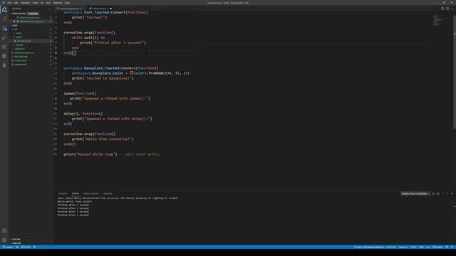 Introduction to threading | Roblox Studio смотреть онлайн