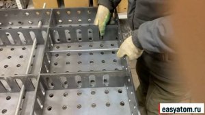 Сборка столешницы для сварочного стола