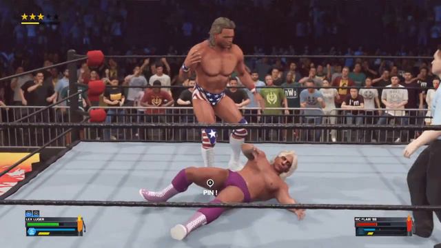 WWE 2K23_.lex luger.vs.Ric flair.wcw title.ps4. смотреть онлайн