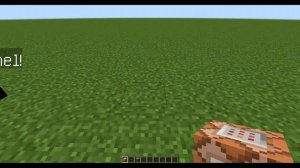 MINECRAFT: Как сделать текст над блоком! №1