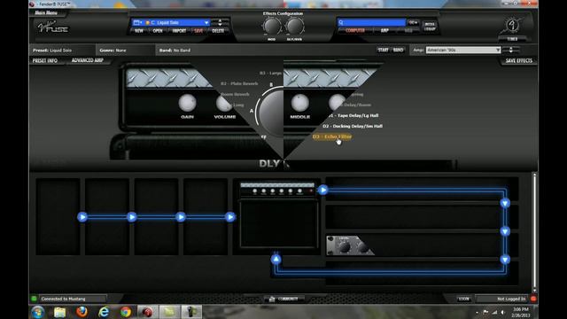 Fender Fuse Mustang I Computer And Mic Recording