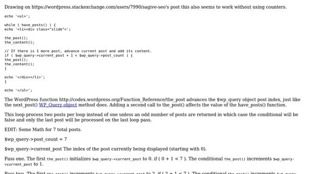 Wordpress: Output 2 items within the Loop (2 Solutions!!) смотреть онлайн