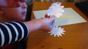 кувшинка из бумаги своими руками / Flower made of paper  / Поделка на 8 марта