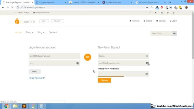 #128 Make E-com in Laravel 5.7 / 5.8 | Currency Converter (IV) | Cart Total | Bootstrap Tooltip смотреть онлайн