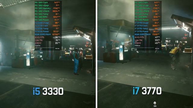 Intel i5 3330 vs Intel i7 3770 - Test in 4 New Games смотреть онлайн